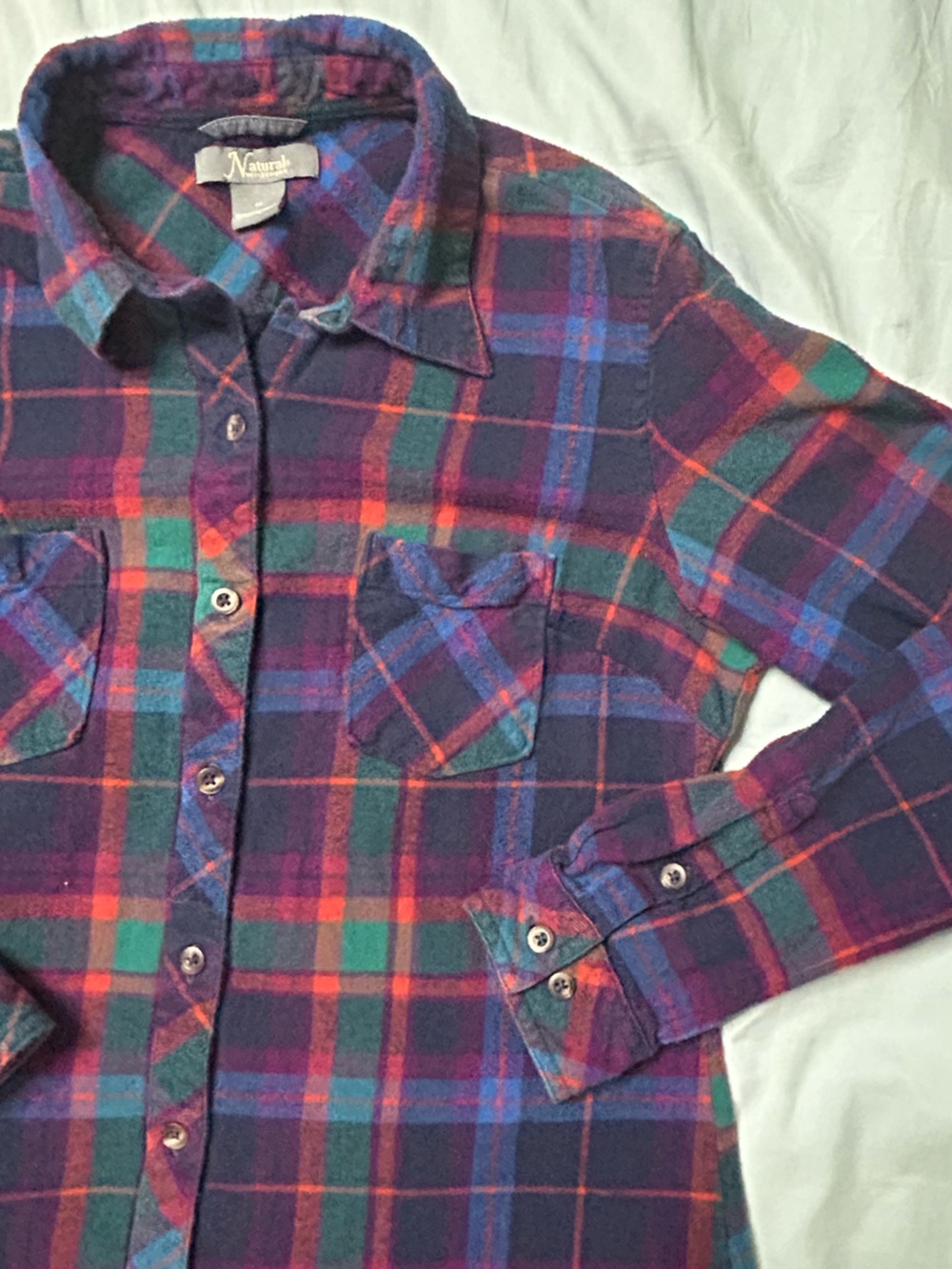 Womey Plaid Flannel Shirt - Multicolor